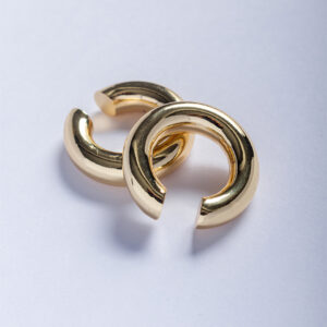 Earcuff Chunky Minimalista Gold