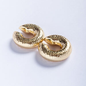 Earcuff Chunky Texturizado Gold